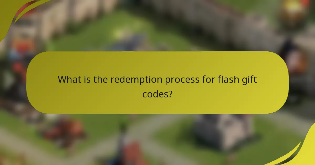 What is the redemption process for flash gift codes?